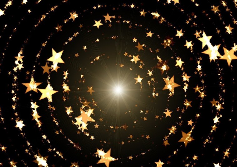 Звезды на черном фоне