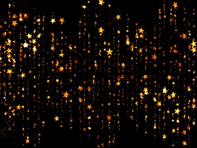 Золотые блестки на черном фоне