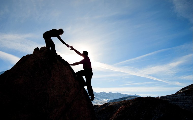 Человек на пути к вершине