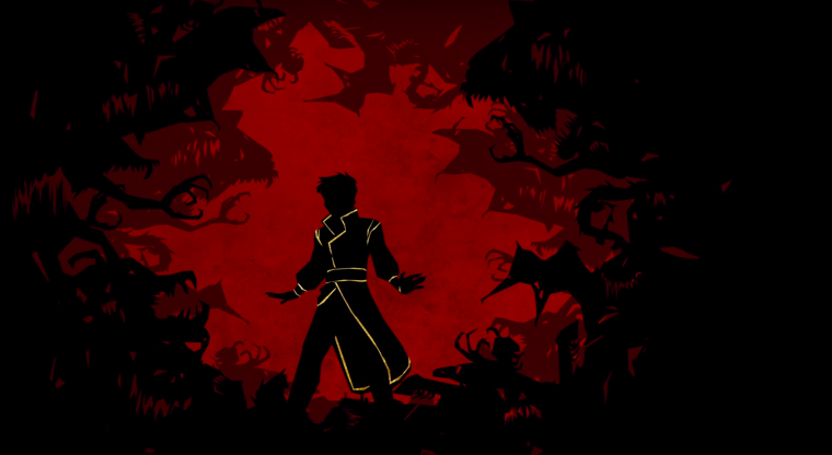 Тень арты на обои