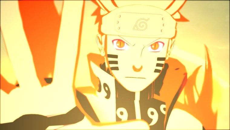 Наруто с чакрой Курамы