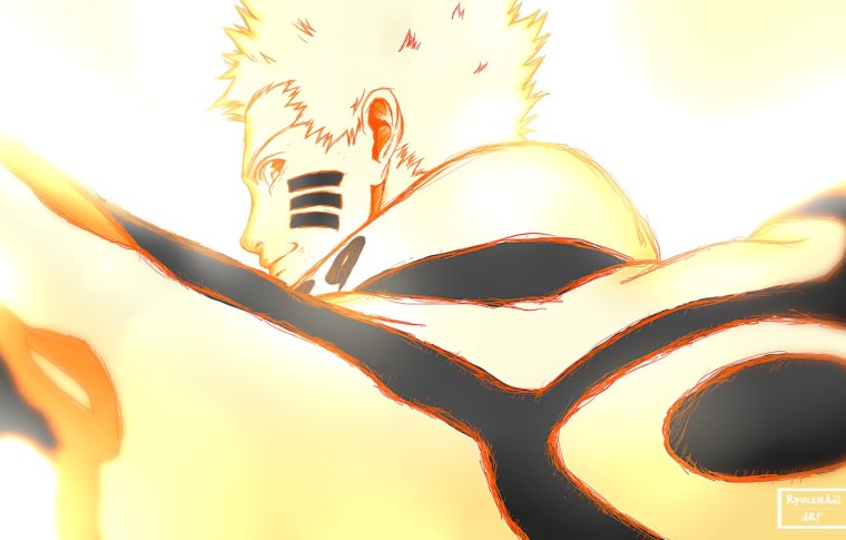 Наруто в режиме Курамы в Боруто