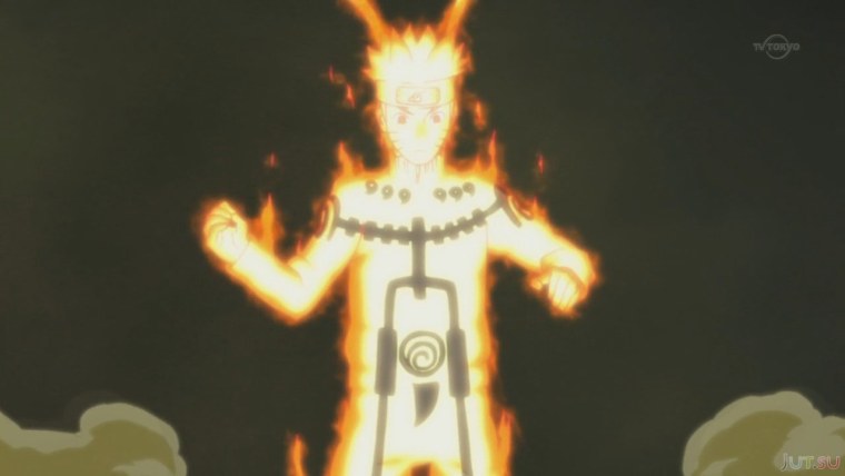 Наруто в режиме Курамы в Боруто