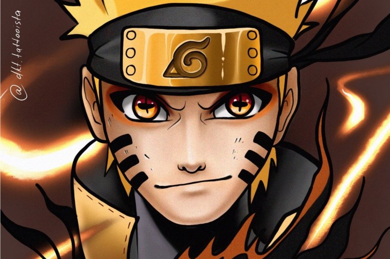 Наруто Узумаки и курама