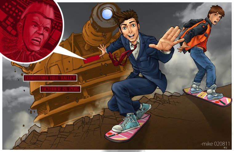 Марти Макфлай с доктором