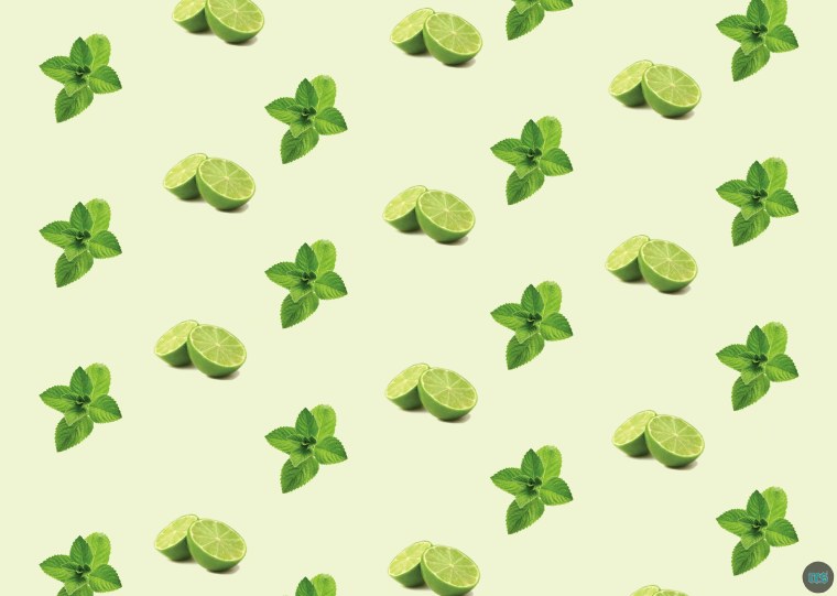 Обои с зеленым рисунком