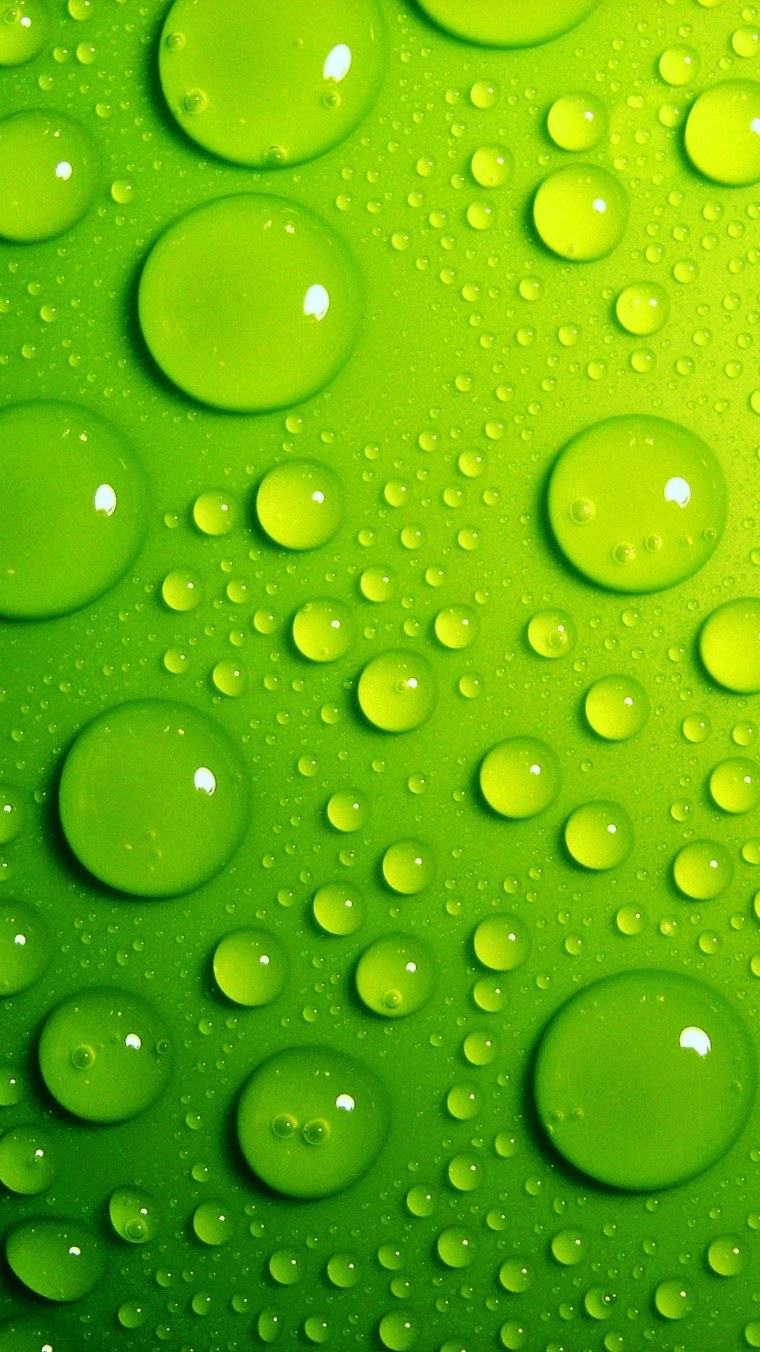 Зеленые капли