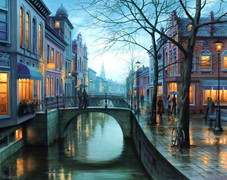 Городские пейзажи Евгения Лушпина