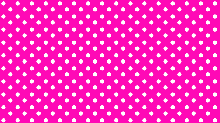 Розовый фон в белый горошек