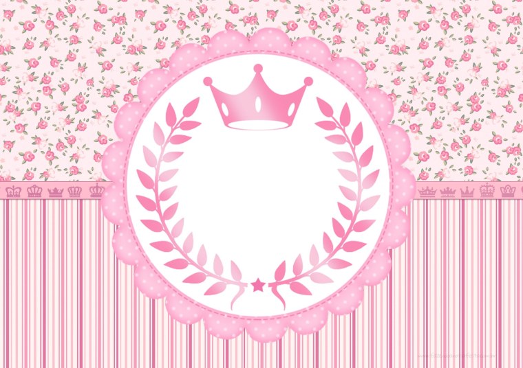 Фон с коронами для принцессы