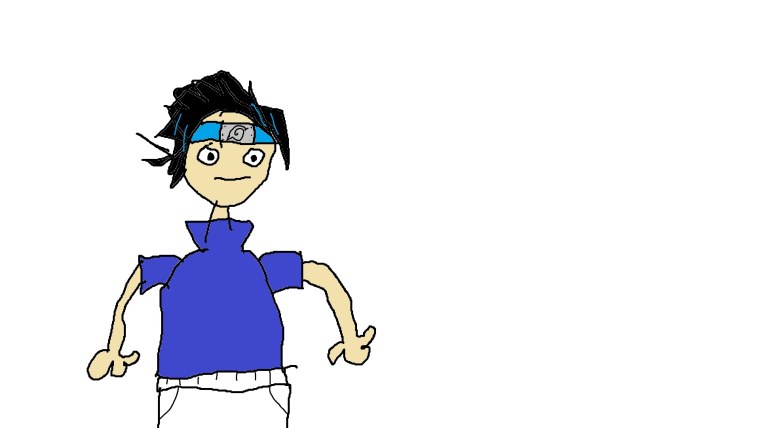 Шаринган Саске рисунок