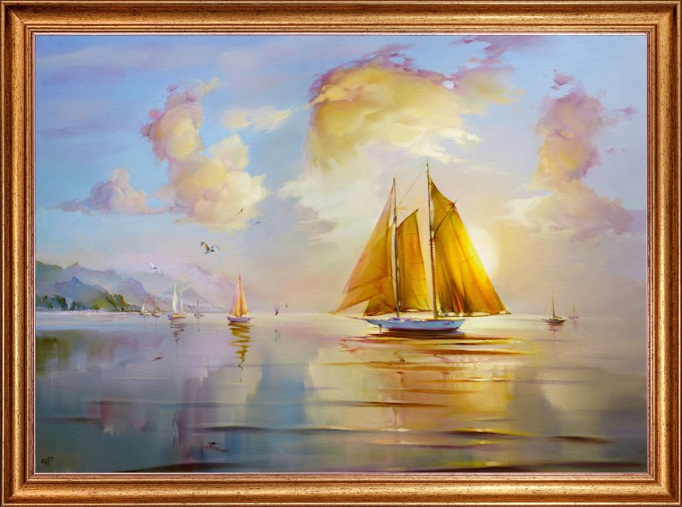 Романов Роман художник картины море