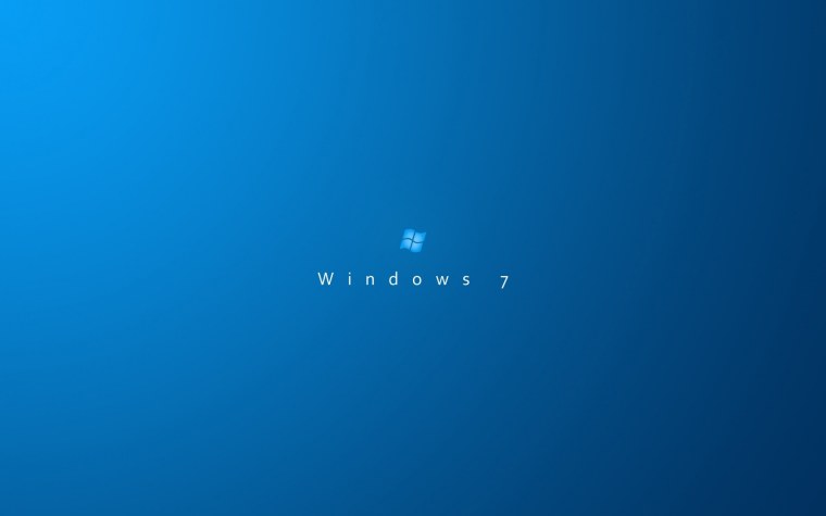 Windows 7 фон синий