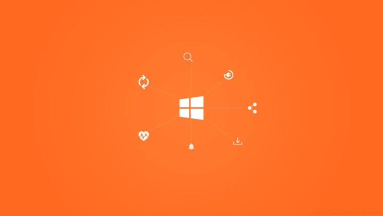 Windows 10 Orange
