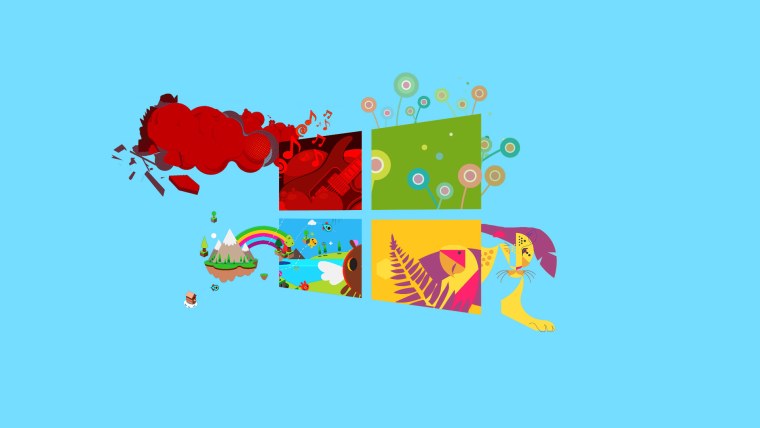 Креативные обои Windows