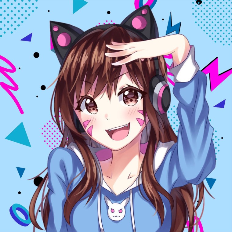 Аниме тянка геймер