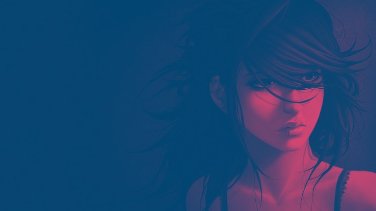 Девушка арт Минимализм