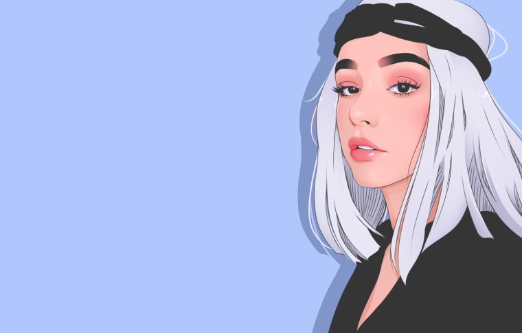 Девочка арт Минимализм