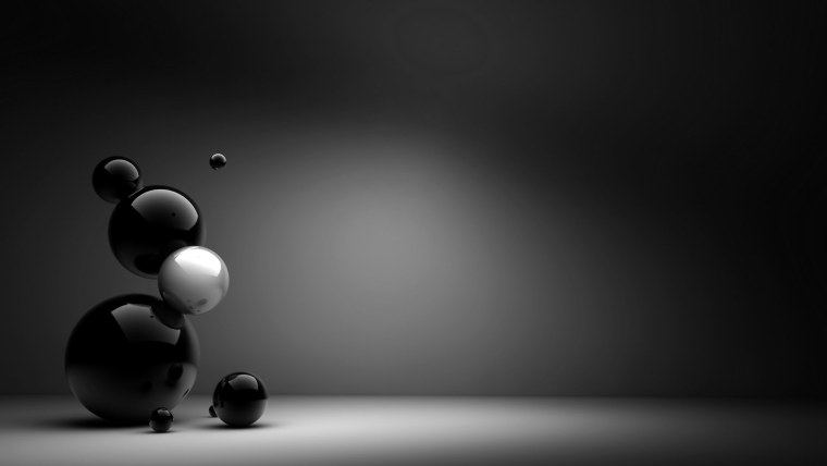 Чёрно-белые обои на рабочий стол