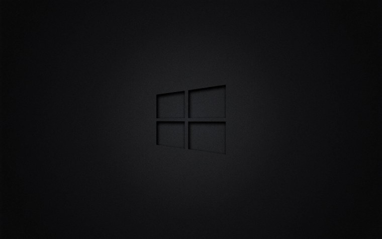 Черный виндовс 10