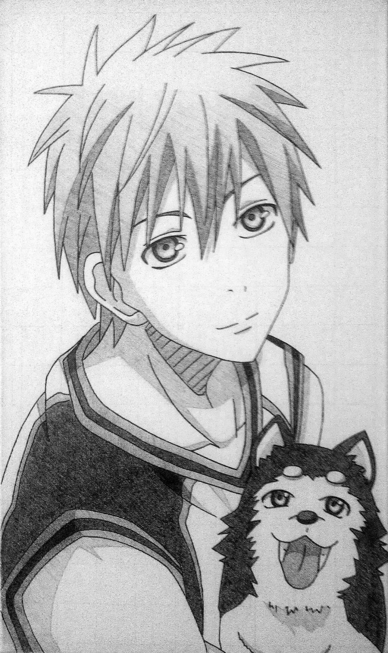 Куроко Тецуя для срисовки