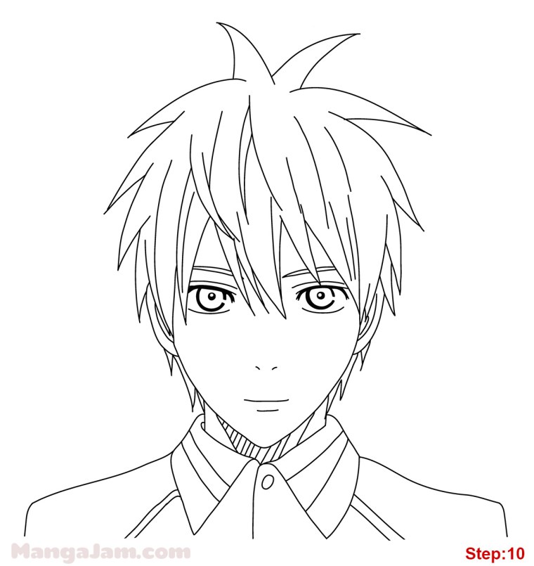 Баскетбол Куроко Акаши срисовка