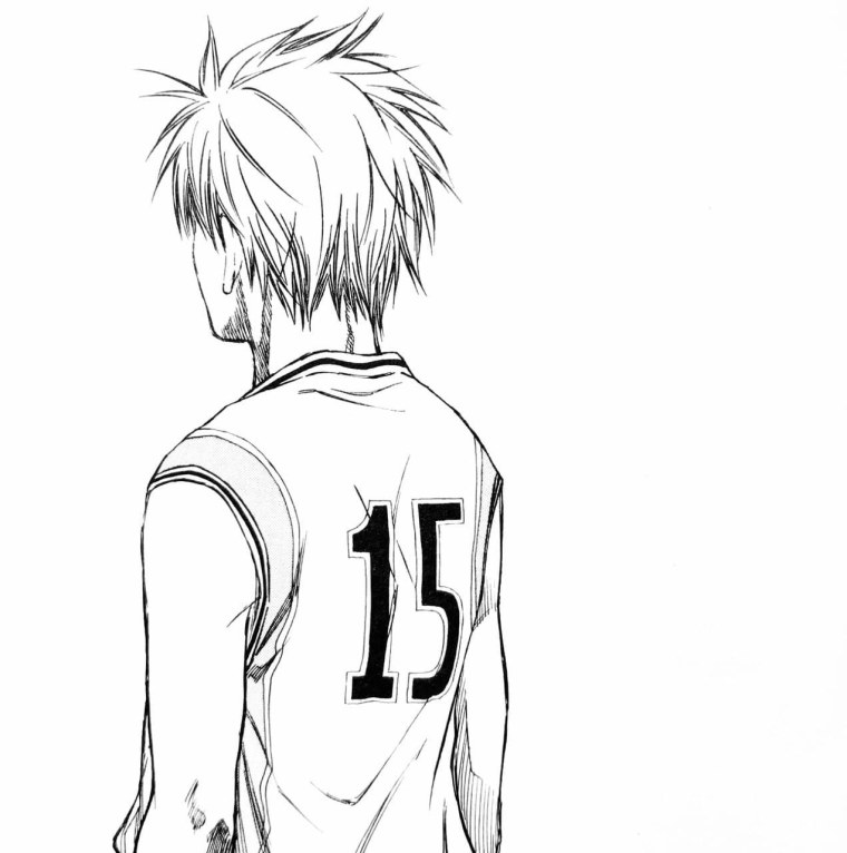 Раскраски аниме баскетбол Куроко