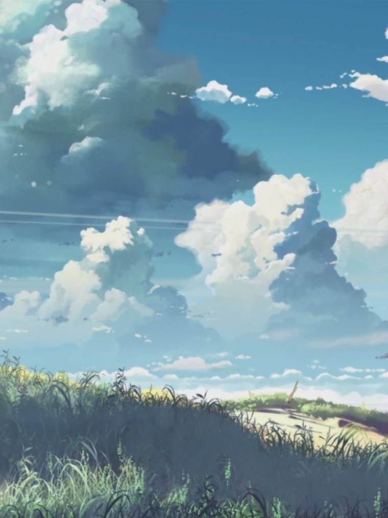 Макото Синкай пейзажи