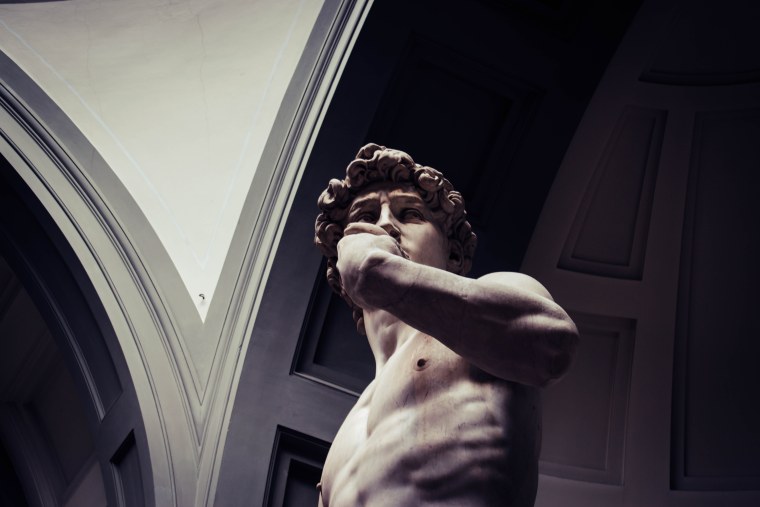 Давид Микеланджело vaporwave