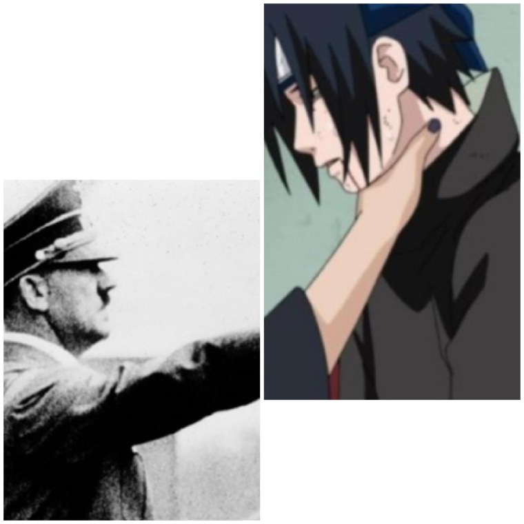 Итачи душит Саске