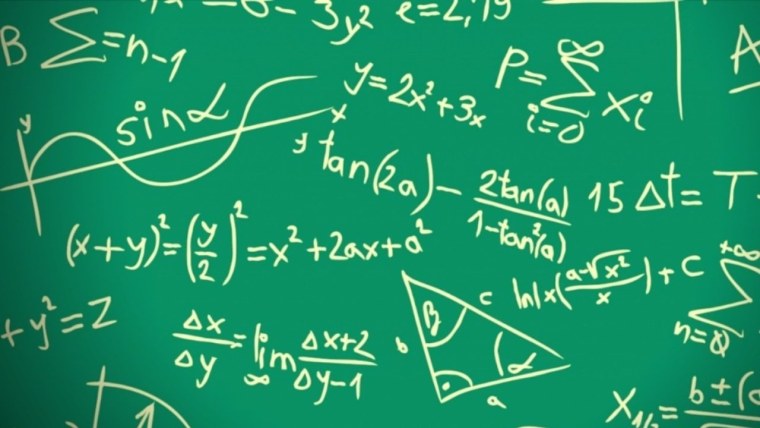 Фон с формулами светлый