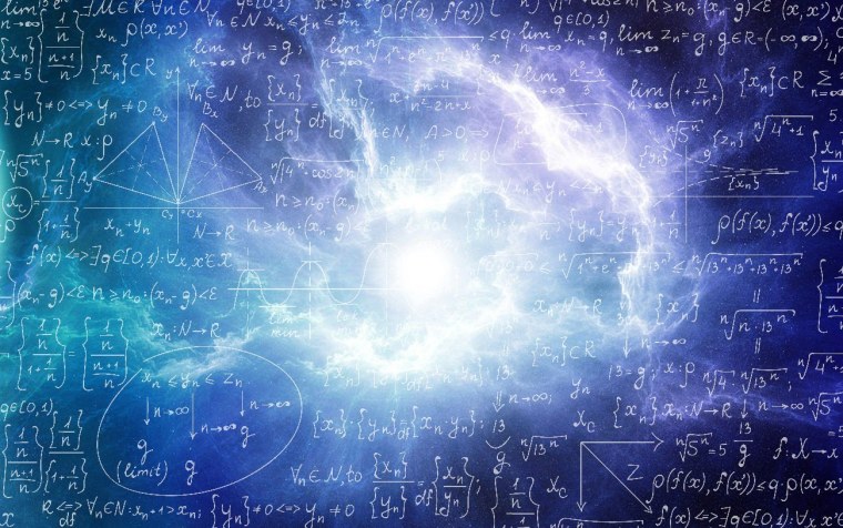 Доска с математическими формулами