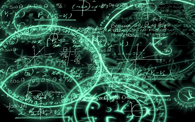 Математические формулы фон