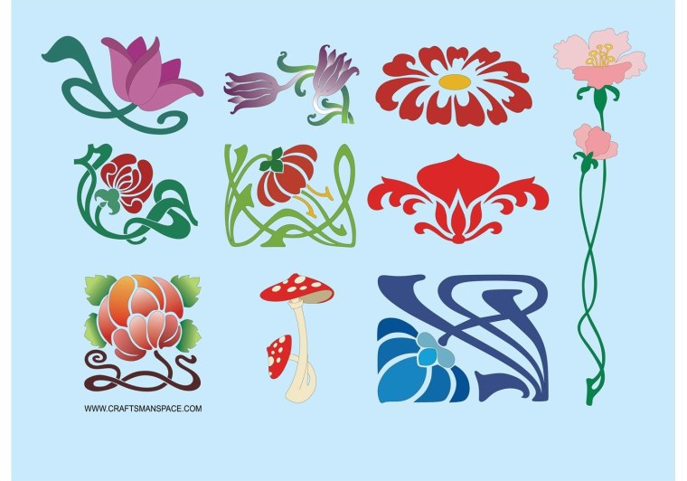 Стилизованный цветок