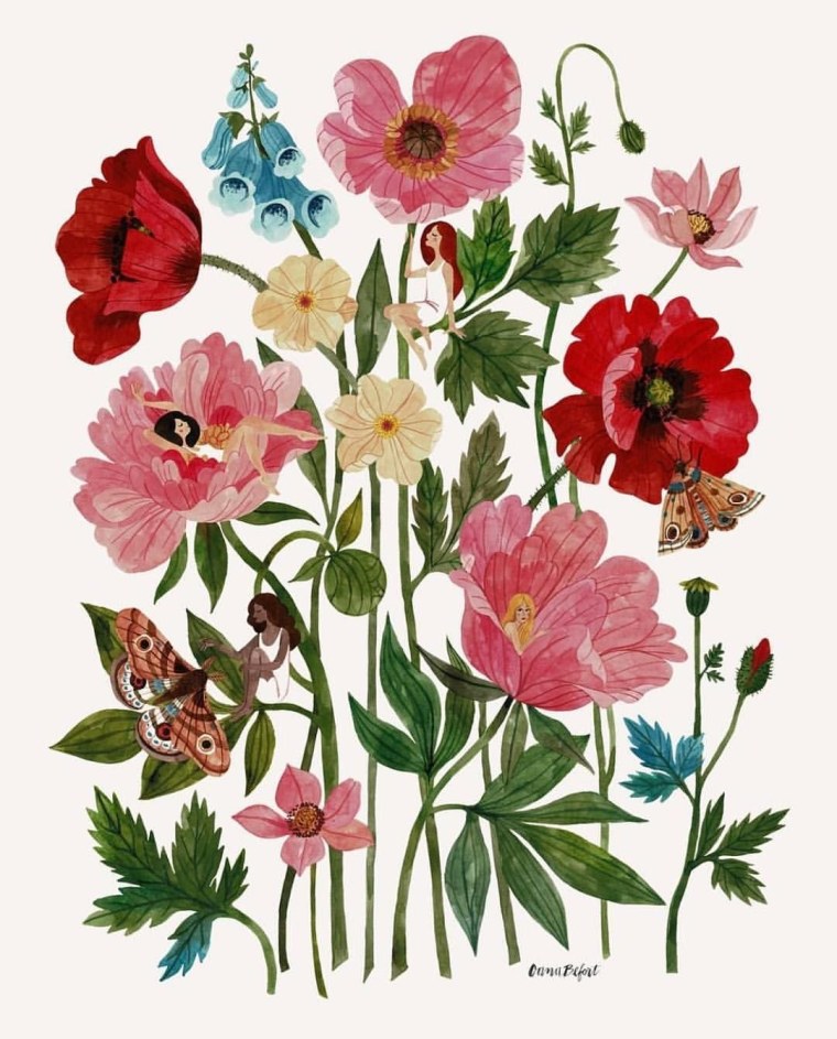 Плакат. Цветы