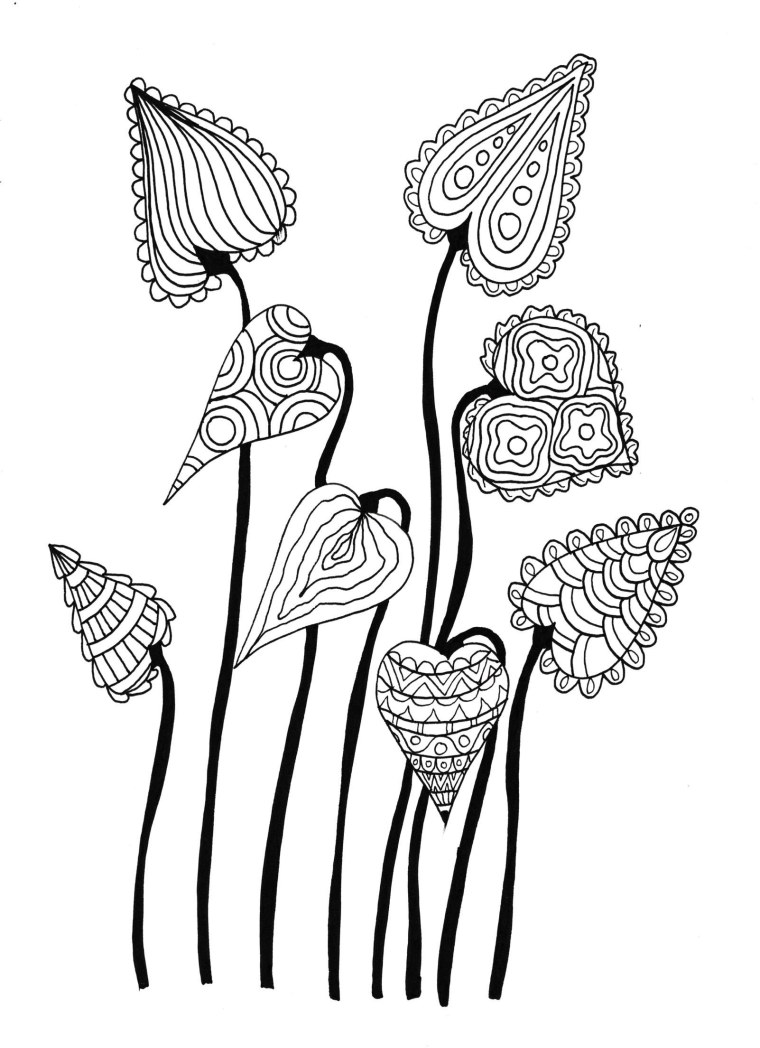 Ирис Зентангл