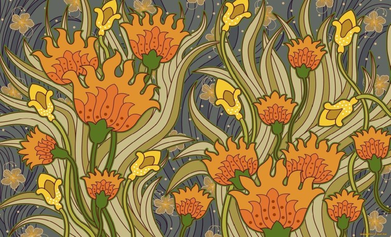 Стилизованные растения