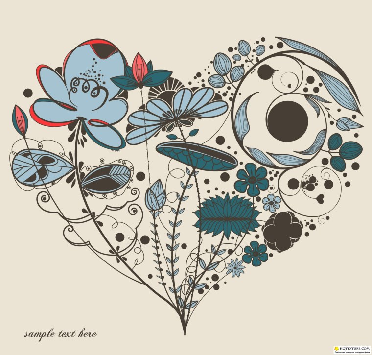 Стилизованный цветочный орнамент