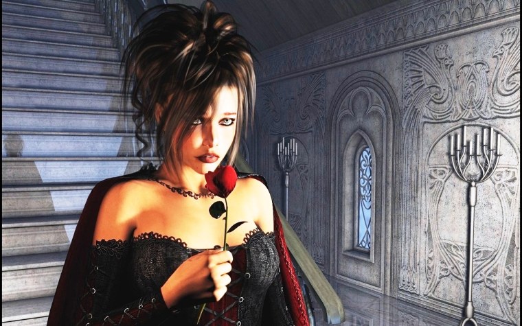 Готика 3d девушки