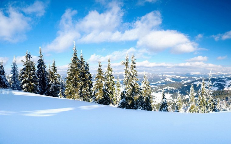 Заставка на рабочий стол зима