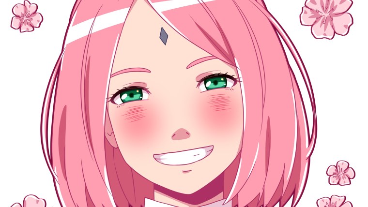 Сакура Харуно арт легкий