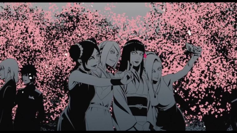 Сакура на свадьбе Наруто и Хинаты