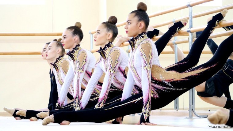 Команда Виктория-Стрелла по эстетической гимнастике