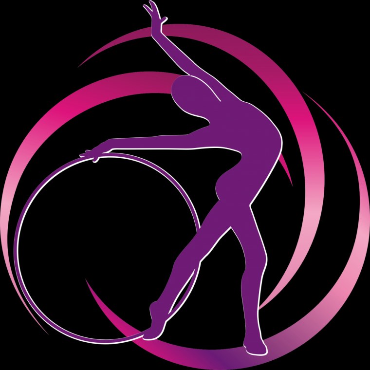 Фиолетовый фон гимнастика