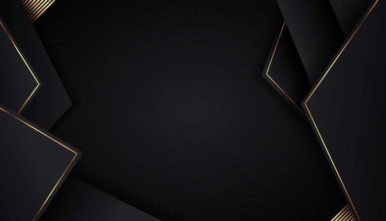 Золото на черном фоне