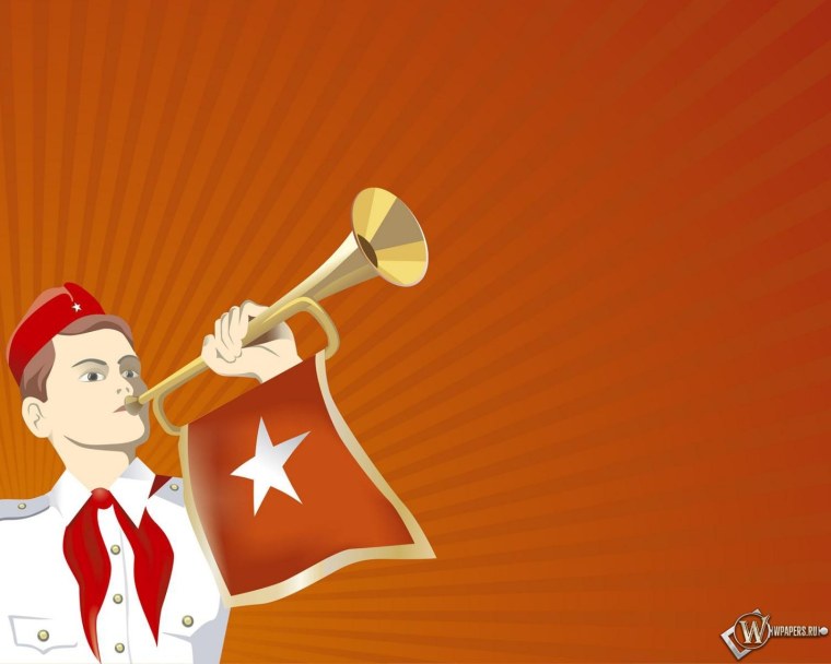 Ленин на фоне СССР