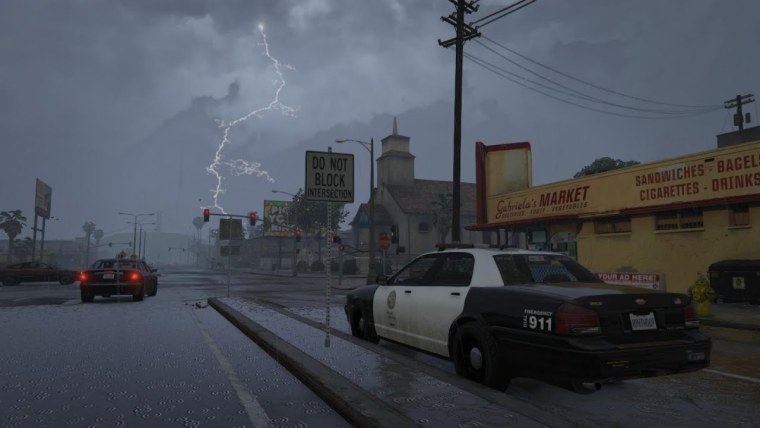 Grand Theft auto 5 Rainy живые