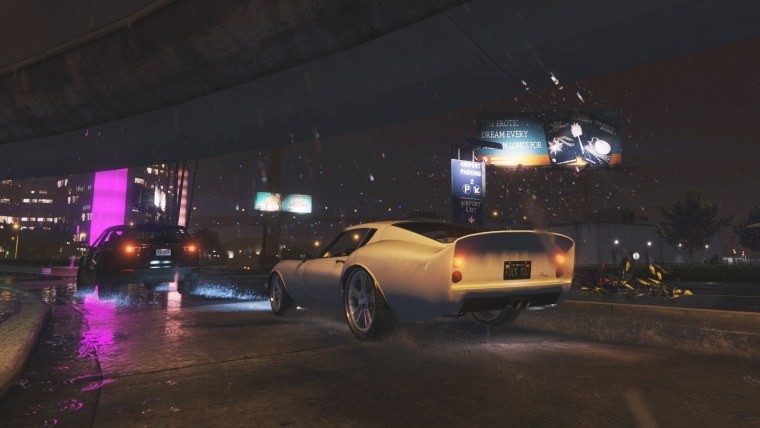 GTA V Rain car