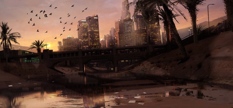 Капли дождя на машине GTA 5