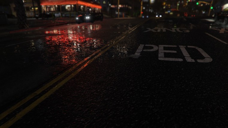 Город ночь Лос Сантос ГТА 6